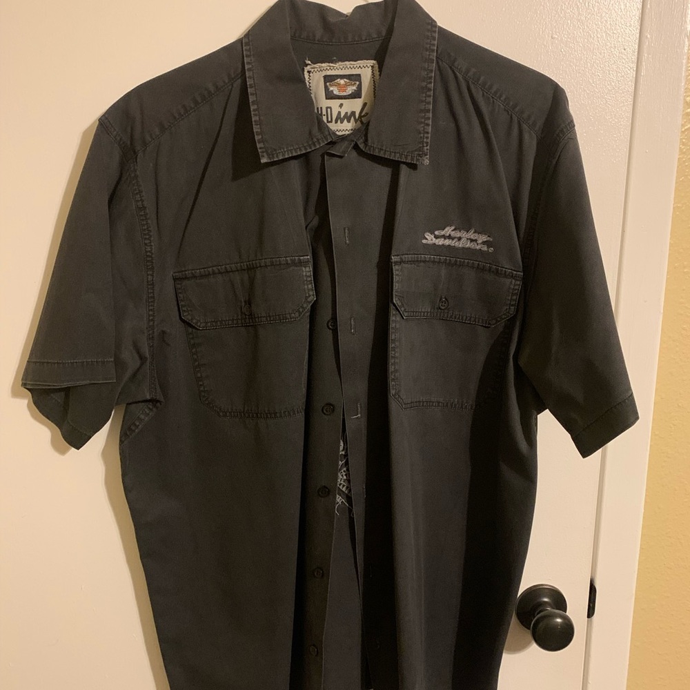 Harley Davidson Button Up Shirt